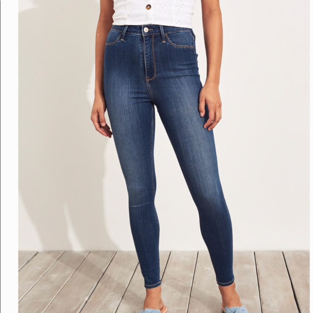 Hollister high rise skinny jeans